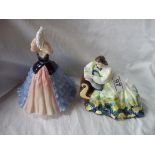 2 Royal Doulton figures - 'Solitude' (HN2810) & 'Susan' (HN2952)