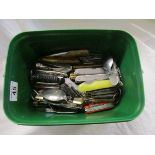 Large box of old penknives