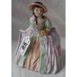 Scarce Royal Doulton figure - 'Delicia' (HN1663) - 1934 to 1938 by Leslie Harradine