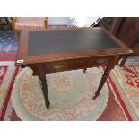 Small Edwardian mahogany writing table