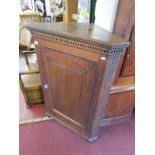 Georgian oak corner cupboard