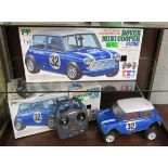 2 Mini Cooper radio-controlled cars