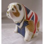 Crown Derby Winston Churchill Bulldog - Gold stopper