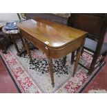 Victorian mahogany games table A/F