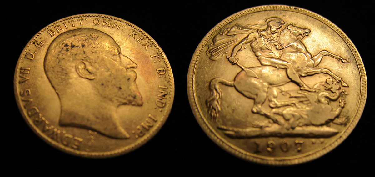 Gold Sovereign 1907 (Edward VII)