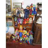 Large collection of clowns