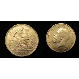 Gold Half Sovereign 1912 (George V)