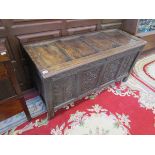 Large early oak coffer