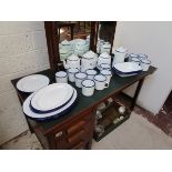 Large collection of new enamel kitchen ware