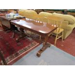 Fine quality rosewood library table