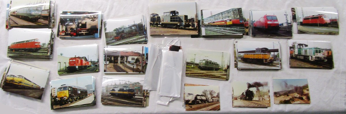 Large collection of locomotive photographs