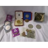 Collection of coins, to include threepenny bits