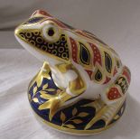 Crown Derby Frog