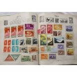 Stamps - 5 albums/stock books - China, GB, Commonwealth & World - Interesting Japanese book noted