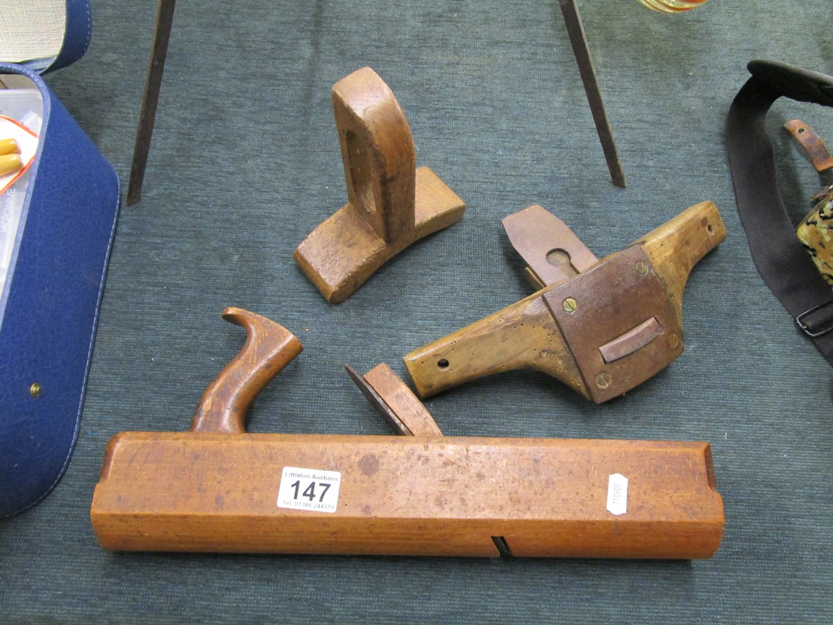 3 Antique carpentry tools