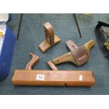 3 Antique carpentry tools