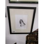 Signed print by J Billington - 'Spanish Horse'