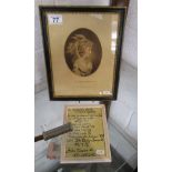 Early engraving - St James' Beauty picture (more details with lot)