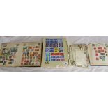 Stamps - Album sheets, GB mint & used, GVI & QEII together with 2 albums of all World etc