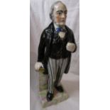 Staffordshire flatback figure of William Ewart Gladstone