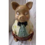 Ellgreave ceramic piggy bank - Circa 1950's