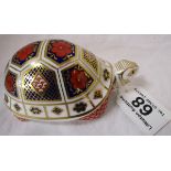 Royal Crown Derby paperweight - Turtle