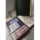 Stamps - Stockbook & 2 albums QEII, many mint & usable, face value in exces of £300