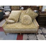 French style sofa with cushions
