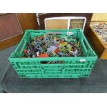 Large collection of toy soldiers etc