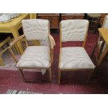 Set of 6 Gordon Russell dining chairs to include 2 carvers