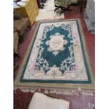 Patterned handmade Chinese rug