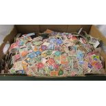 Stamps - Approx 18k stamps all off paper - QV onwards with interesting World examples