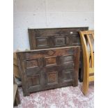 Antique oak single bed