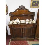 Victorian mahogany chiffonier A/F