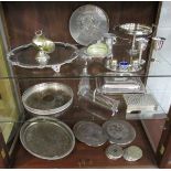 Large collection of silver plate