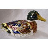 Royal Crown Derby paperweight - Duck