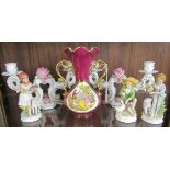 Collection of china to include Limoges & Capodimonte