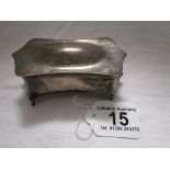 Art Nouveau silver trinket box
