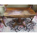 Regency rosewood tea table A/F