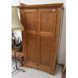 Pine 2 door wardrobe