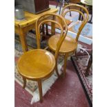 Pair of bentwood chairs