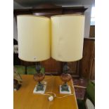 Pair of decorative table lamps