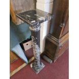 Marble plinth