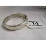 Silver bangle - Approx 23g