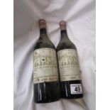 Fine Wine - 2 x Chateau Haut-Brion 1960 (Both full)