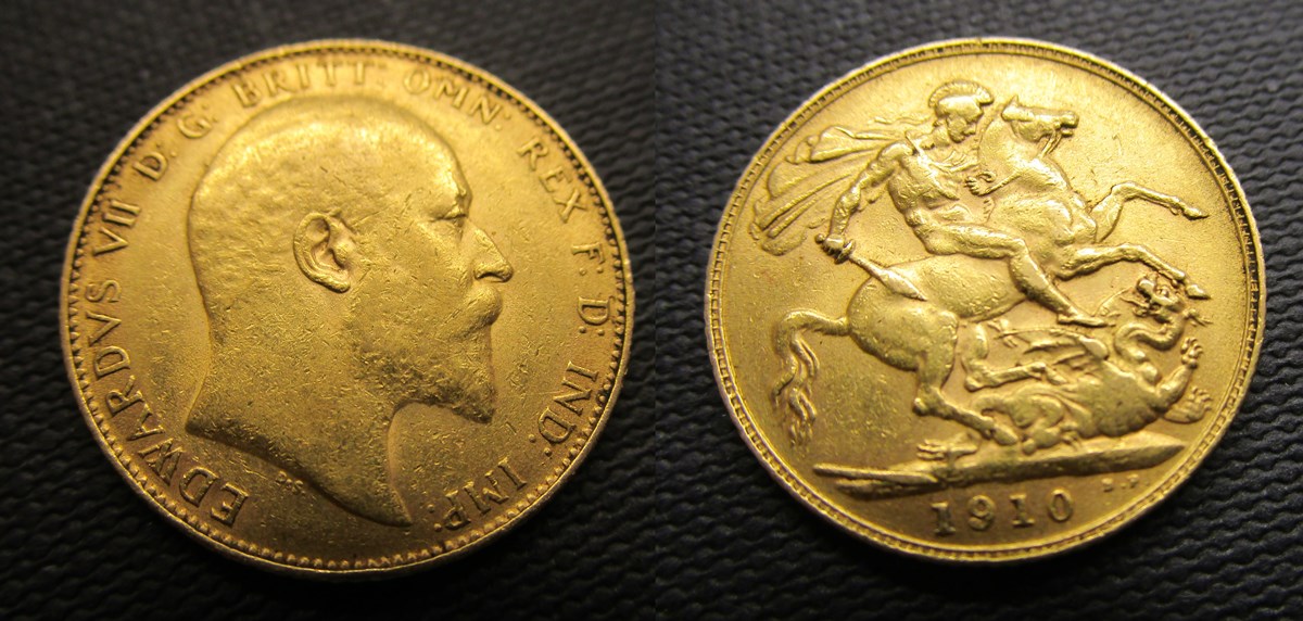 Gold Sovereign 1910