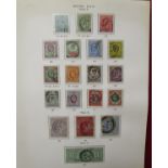 Stamps - SG GB Album QV to QEII to include 1d black, 2d blues, GV Sea Horses & much more
