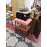 3 stools & small table