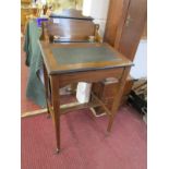 Pretty Edwardian inlaid ladies desk