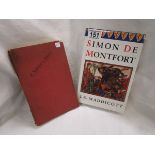 Books - A Soldier's Diary 1914-18 & Simon De Montfort by J.R. Maddicott